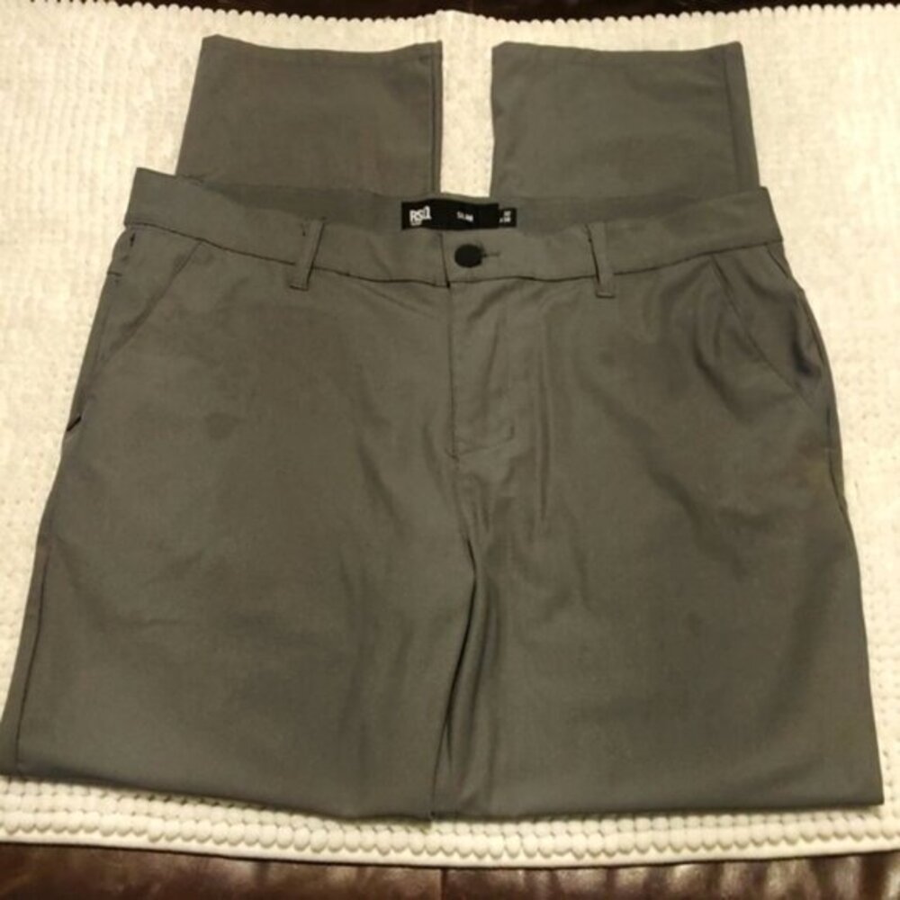 Men's RSQ Charcoal Grey Slim Pants/Slacks Size 32/30 GUC #0495
